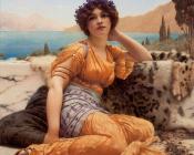 With Violets Wreathed and Robe of Saffron Hue - 约翰·威廉·格维得